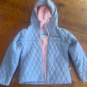 COLUMBIA GIRLS JACKET LIGHT WEIGHT SIZE XS (6-6X)